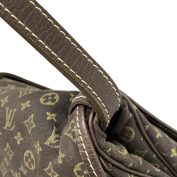 Auth LOUIS VUITTON Saumur M95227 Ebene Monogram Mini Lin MB1077 Shoulder Bag - Picture 10 of 16